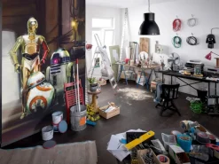 Komar Fototapete STAR WARS Three Droids 184 cm x 254 cm FSC®* Fototapeten