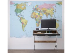 Komar Fototapete World Map 270 x 188 cm