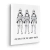 Komar Keilrahmenbild Star Wars Stormtrooper Group Photo Weiß