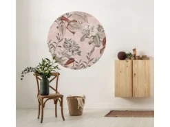 Komar Selbstklebende Runde Tapete Adorn Rosa Ø 125 cm 611161