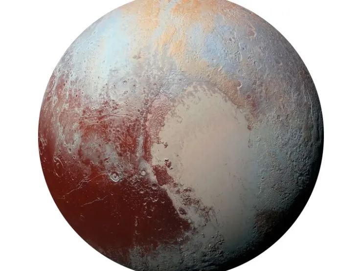 Komar Vlies Fototapete Pluto Selbstklebend Ø 125 cm* Fototapeten