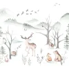 Komar Vliesfototapete Cozy Woods 400 cm x 280 cm