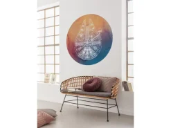 Komar Vliesfototapete Dot Star Wars Millennium Falcon selbstklebend Ø 125 cm* Tapezierzubehör