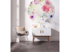 Komar Vliesfototapete Dot Floret selbstklebend Ø 125 cm* Fototapeten