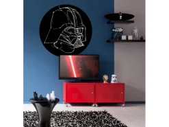 Komar Vliesfototapete Dot Star Wars Ink Vader selbstklebend Ø 125 cm* Tapezierzubehör