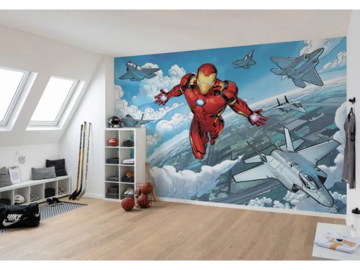 Komar Vliesfototapete Iron Man Flight 400 cm x 280 cm* Fototapeten