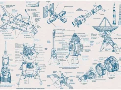 Komar Vliesfototapete Spacecraft Architecture 400 cm x 280 cm* Fototapeten