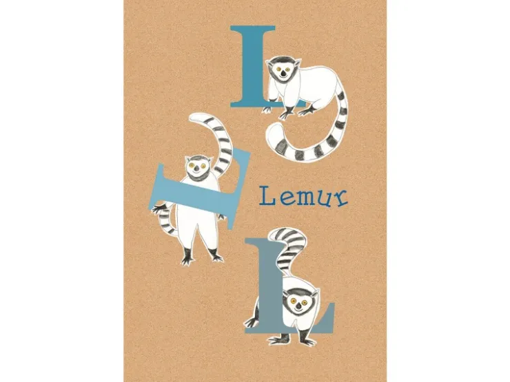 Komar Wandbild ABC Animal L 30 x 40 cm* Poster