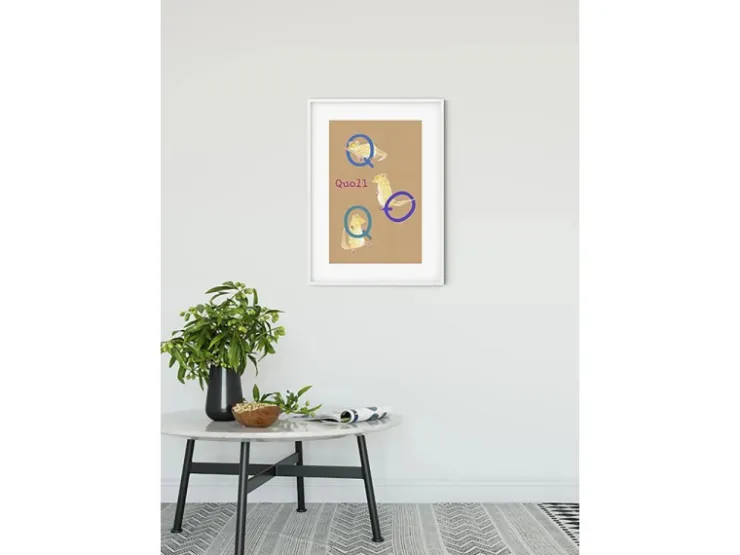 Komar Wandbild ABC Animal Q 50 x 70 cm