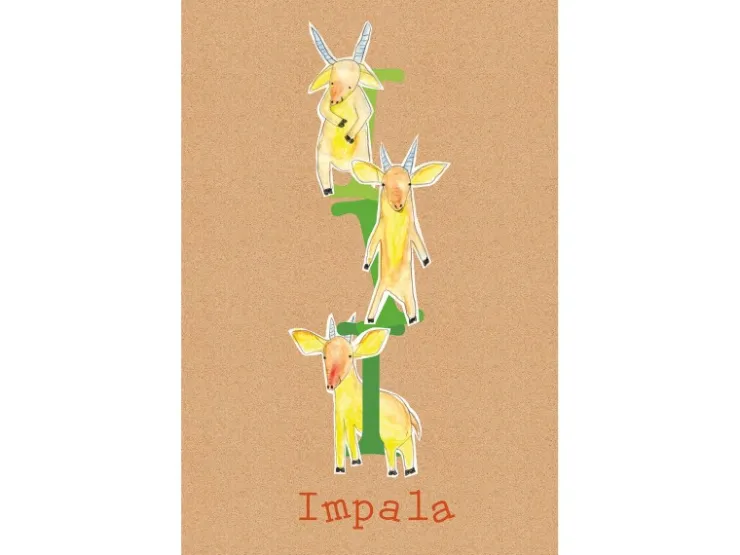 Komar Wandbild ABC Animal I 50 x 70 cm* Poster