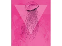 Komar Wandbild Jellyfish Pink 40 x 50 cm* Poster