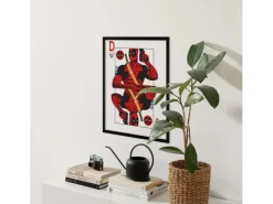 Komar Wandbild Marvel Deadpool Jack of All Trades 30 cm x 40 cm Rot