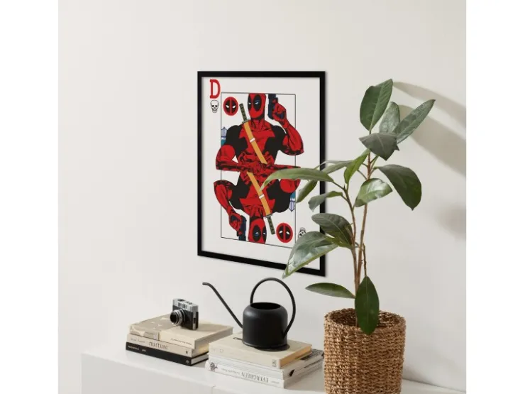 Komar Wandbild Marvel Deadpool Jack of All Trades 30 cm x 40 cm Rot