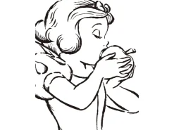 Komar Wandbild Snow White White 30 x 40 cm* Poster