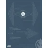 Komar Wandbild Star Wars Fighter 50 x 70 cm