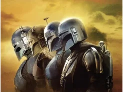 Komar Wandbild Star Wars The Mandalorian Line Up 40 cm x 50 cm Gelb* Poster