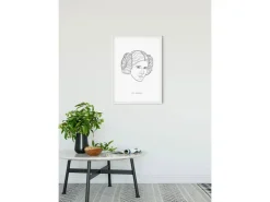 Komar Wandbild Star Wars Leia 30 x 40 cm
