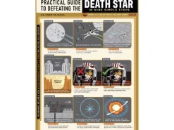 Komar Wandbild Star Wars Death Star Defeating Guide 30 cm x 40 cm Grau* Poster