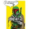 Komar Wandbild Star Wars Boba Fett 50 x 70 cm
