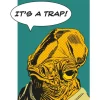Komar Wandbild Star Wars Ackbar 30 x 40 cm