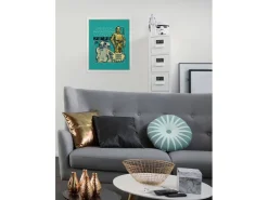 Komar Wandbild Star Wars Beep Boop 50 cm x 70 cm Blau* Poster
