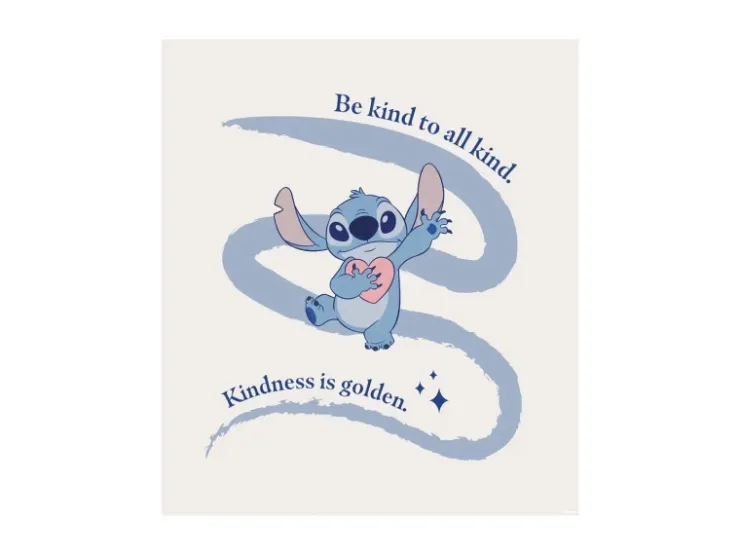Komar Wandbild Stitch Kindness 30 cm x 40 cm* Wanddekoration