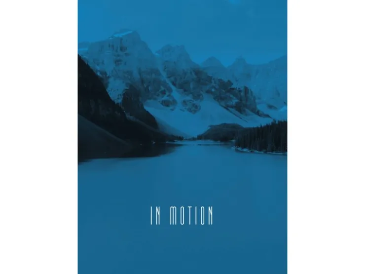 Komar Wandbild Word Lake Blue 30 x 40 cm* Bilder