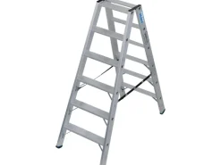 Krause Doppelleiter Stabilo 2 x 6 Stufen 225 kg