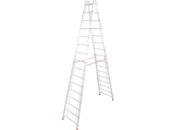 Krause Doppelleiter Stabilo 2 x 16 Sprossen 440 cm x 86 cm x 258 cm
