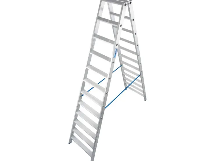 Krause Doppelleiter Stabilo 2 x 12 Stufen 280 cm x 75 cm x 235 cm* Klapptritte