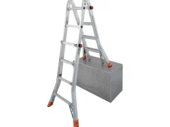 Krause Gelenk-Teleskopleiter Monto TeleMatic 4 x 4 Sprossen* Leitern