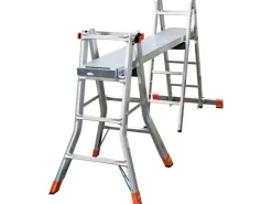 Krause Gelenk-Teleskopleiter Monto TeleMatic 4 x 4 Sprossen* Leitern