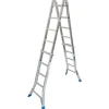 Krause Stabilo Sprossen-Gelenk-Teleskop-Leiter 4 x 5 Sprossen
