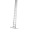 Krause Stabilo Sprossen-Seilzug-Leiter 2 x 15 Sprossen* Klapptritte