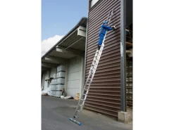 Krause Stabilo Sprossen-Seilzug-Leiter 2 x 15 Sprossen* Klapptritte