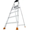 Krause Stehleiter Solido 5 Stufen 165 cm x 48 cm x 104 cm* Klapptritte