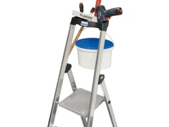 Krause Stehleiter Solido 5 Stufen 165 cm x 48 cm x 104 cm* Klapptritte