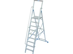 Krause Stehleiter Stabilo mit Großer Plattform 12 Stufen 380 x 111 cm x 240 cm* Klapptritte