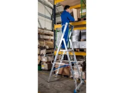 Krause Stufen-Stehlleiter mit großer Standplattform 14 Stufen* Leitern