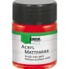 KREUL Acryl Farbe Matt Brillantrot 50 ml