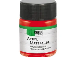 KREUL Acryl Farbe Matt Brillantrot 50 ml