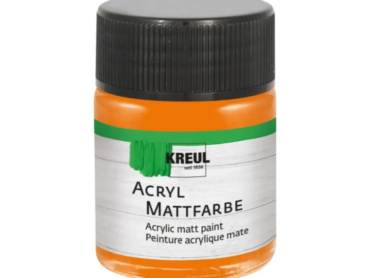 KREUL Acryl Farbe Matt Orange 50 ml* Vasen