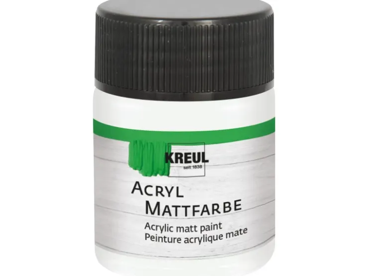 KREUL Acryl Farbe Matt Pastellweiß 50 ml* Bastelzubehör