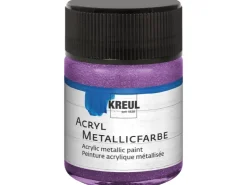 KREUL Acryl Farbe Metallic Flieder 50 ml* Bastelzubehör|Bastelfarben