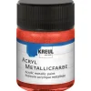 KREUL Acryl Farbe Metallic Rot 50 ml