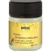 KREUL Acryl Seidenglanzlack Kunstharzbasis Transparent 50 ml