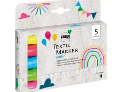 KREUL Textil Marker medium Junior 5er Set