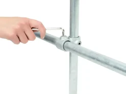 Kreuzstück Vorgesetzt 90° für Stahlrohr Ø 2,7 cm