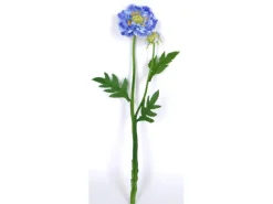 Kunstblume Scabiosa Blau 50 cm* Vasen|Kunstpflanzen