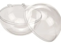 Kunststoff-Kugel teilbar 12 cm glasklar* Bastelzubehör